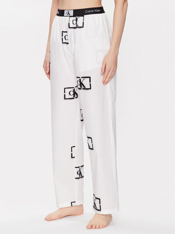 Calvin Klein Underwear Calvin Klein Underwear Долнище на пижама 000QS6973E Бял Regular Fit