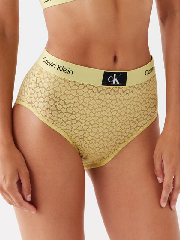 Calvin Klein Underwear Calvin Klein Underwear Класически бикини с висока талия 000QF7177E Жълт