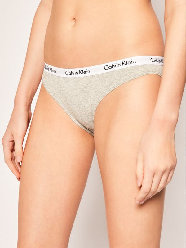 Calvin Klein Underwear Calvin Klein Underwear Класически дамски бикини 000D1618E Сив