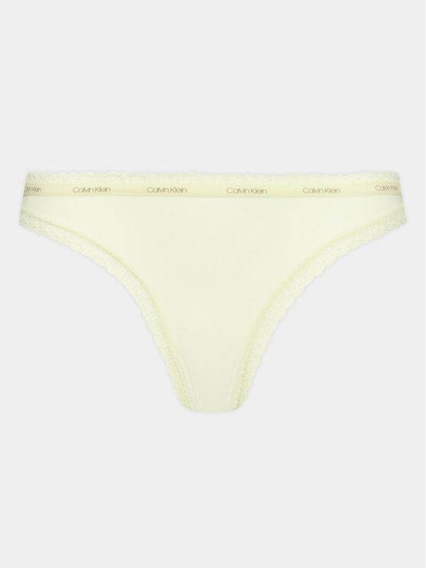 Calvin Klein Underwear Calvin Klein Underwear Класически дамски бикини 000QD3766E Жълт