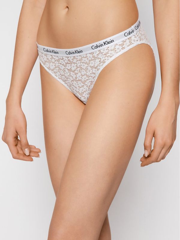 Calvin Klein Underwear Calvin Klein Underwear Класически дамски бикини 000QD3860E Бял