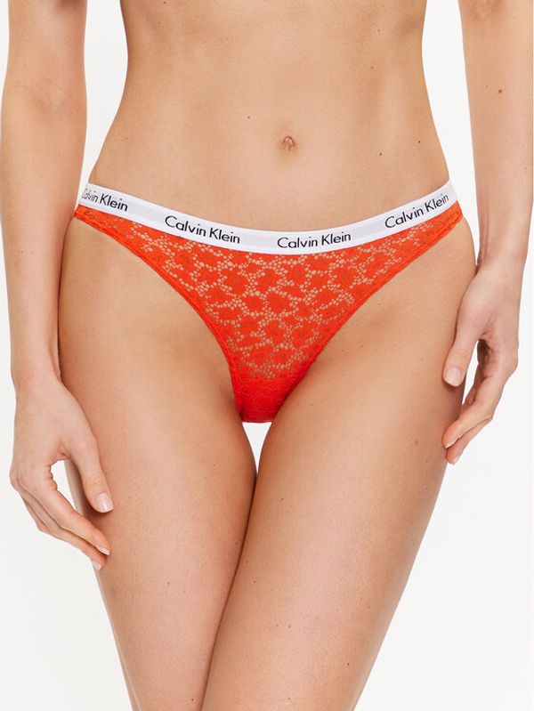 Calvin Klein Underwear Calvin Klein Underwear Класически дамски бикини 000QD3860E Оранжев