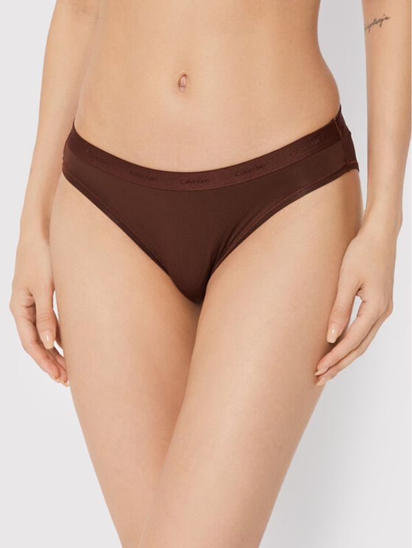 Calvin Klein Underwear Calvin Klein Underwear Класически дамски бикини 000QF6761E Кафяв