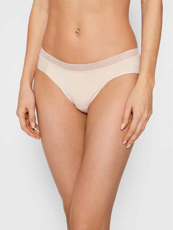 Calvin Klein Underwear Calvin Klein Underwear Класически дамски бикини Seductive Comfort 000QF6308E Бежов