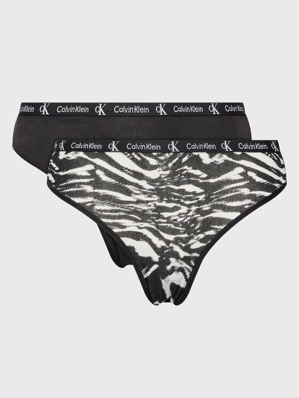 Calvin Klein Underwear Calvin Klein Underwear Комплект 2 чифта класически бикини 000QD3991E Черен