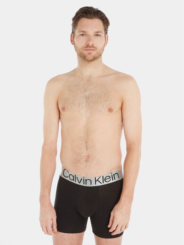 Calvin Klein Underwear Calvin Klein Underwear Комплект 3 чифта боксерки 000NB3131A Черен Regular Fit