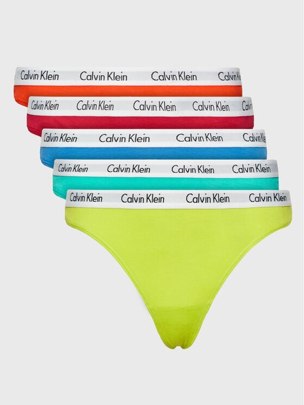 Calvin Klein Underwear Calvin Klein Underwear Комплект 5 чифта бикини тип прашка 000QD3585E Цветен