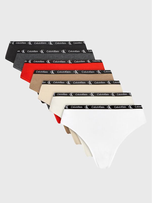 Calvin Klein Underwear Calvin Klein Underwear Комплект 7 чифта класически бикини Modern 000QD3993E Цветен