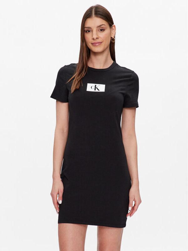 Calvin Klein Underwear Calvin Klein Underwear Нощница 000QS6944E Черен Slim Fit