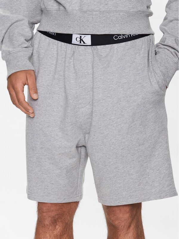 Calvin Klein Underwear Calvin Klein Underwear Пижамени шорти 000NM2417E Сив Regular Fit