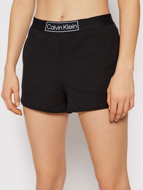Calvin Klein Underwear Calvin Klein Underwear Пижамени шорти 000QS6799E Черен Regular Fit