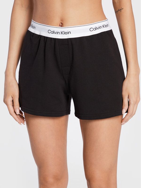 Calvin Klein Underwear Calvin Klein Underwear Пижамени шорти 000QS6871E Черен Regular Fit
