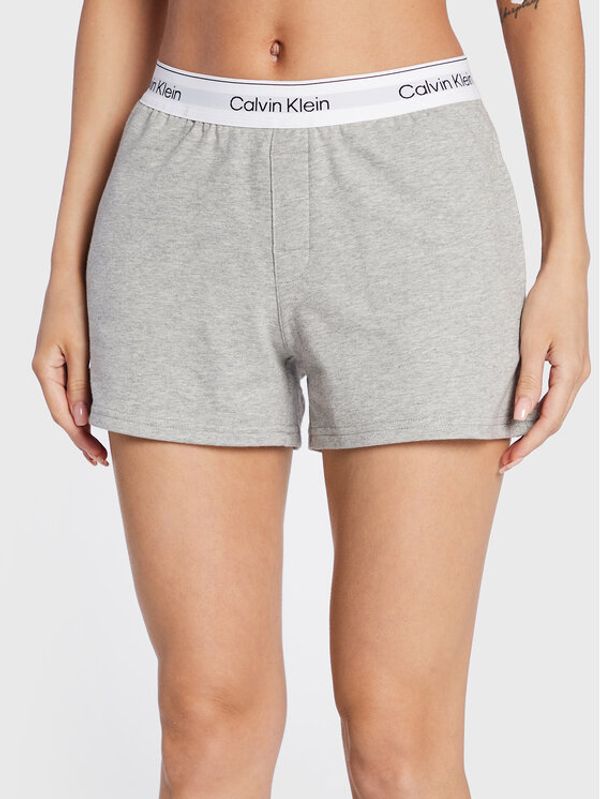 Calvin Klein Underwear Calvin Klein Underwear Пижамени шорти 000QS6871E Сив Regular Fit