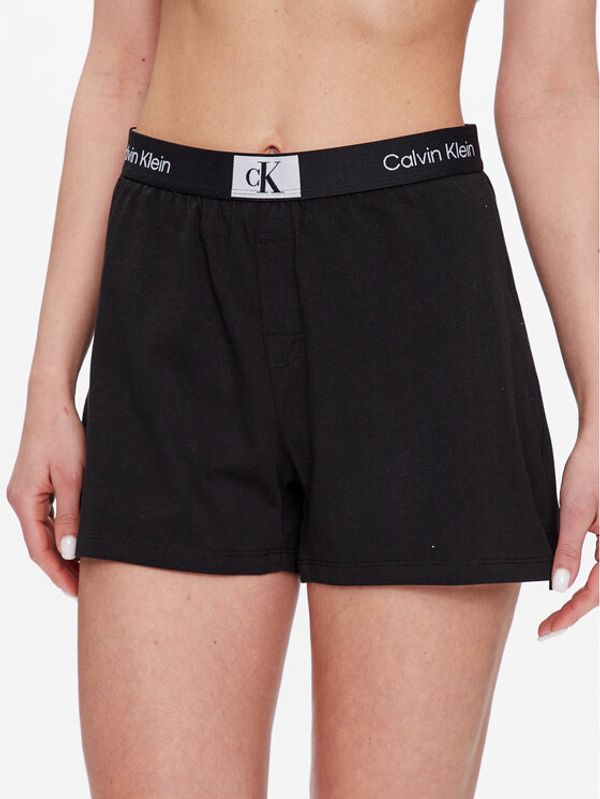 Calvin Klein Underwear Calvin Klein Underwear Пижамени шорти 000QS6947E Черен Regular Fit