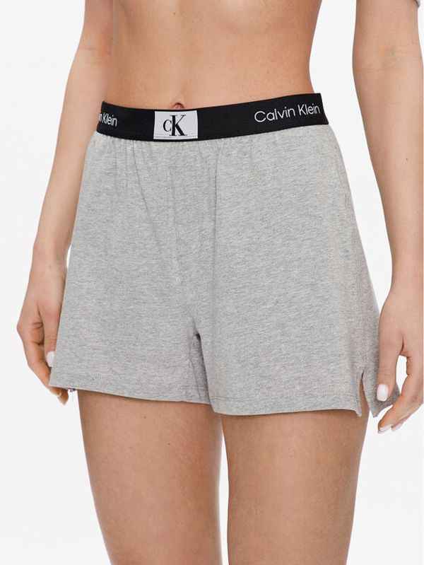 Calvin Klein Underwear Calvin Klein Underwear Пижамени шорти 000QS6947E Сив Regular Fit