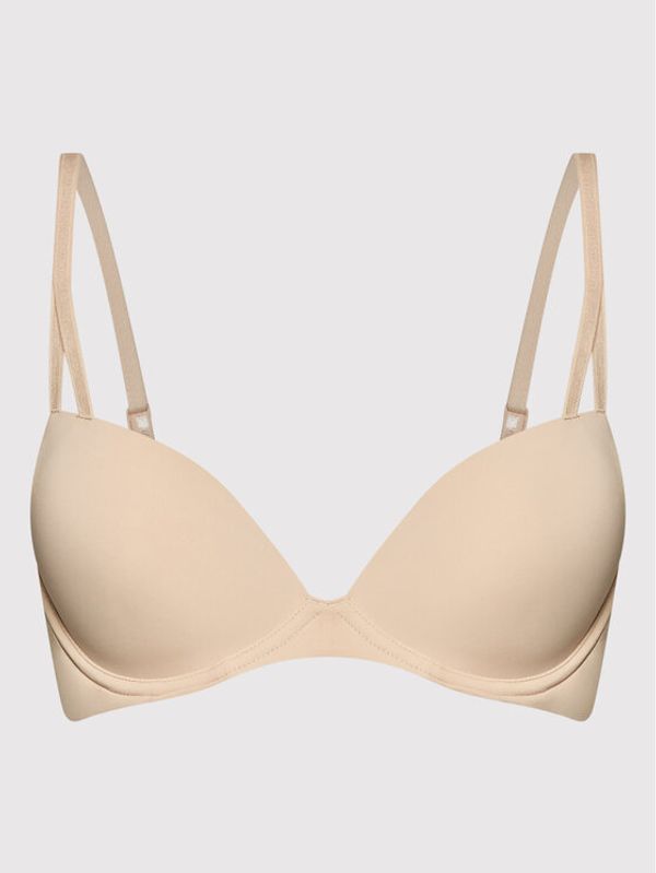 Calvin Klein Underwear Calvin Klein Underwear Сутиен push-up 000QF6016E Бежов