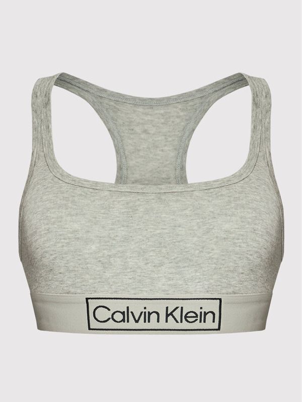 Calvin Klein Underwear Calvin Klein Underwear Сутиен-топ Reimagined Heritage 000QF6768E Сив