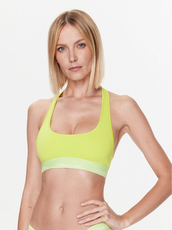 Calvin Klein Underwear Calvin Klein Underwear Сутиен-топ Unlined 000QF7281E Зелен