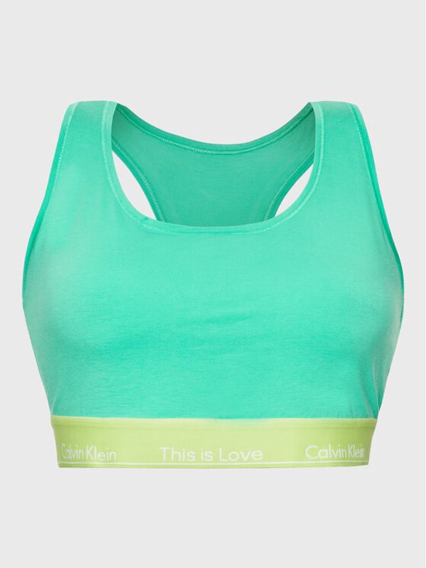 Calvin Klein Underwear Calvin Klein Underwear Сутиен-топ Unlined 000QF7285E Зелен