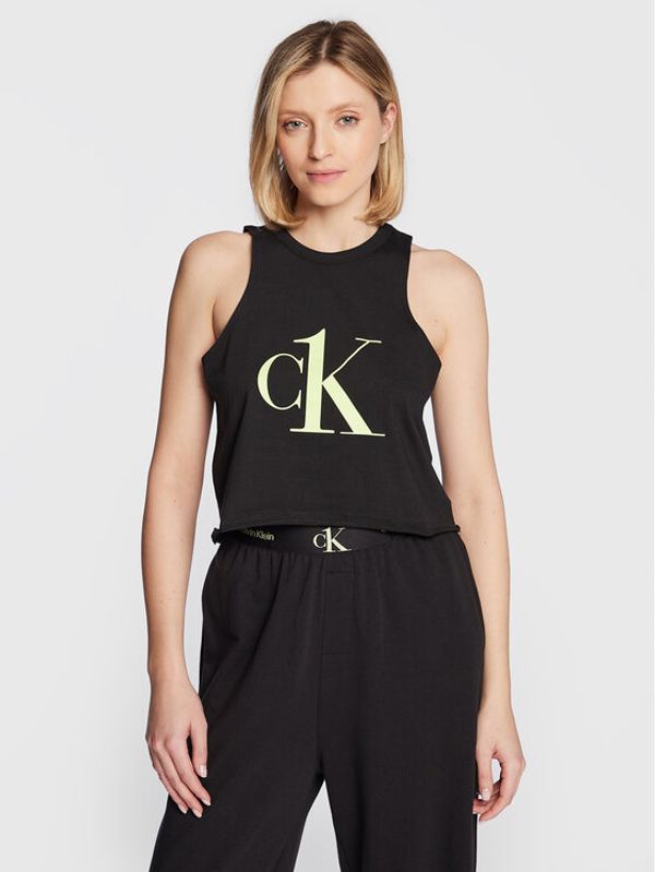 Calvin Klein Underwear Calvin Klein Underwear Тениска на пижама 000QS6884E Черен Regular Fit