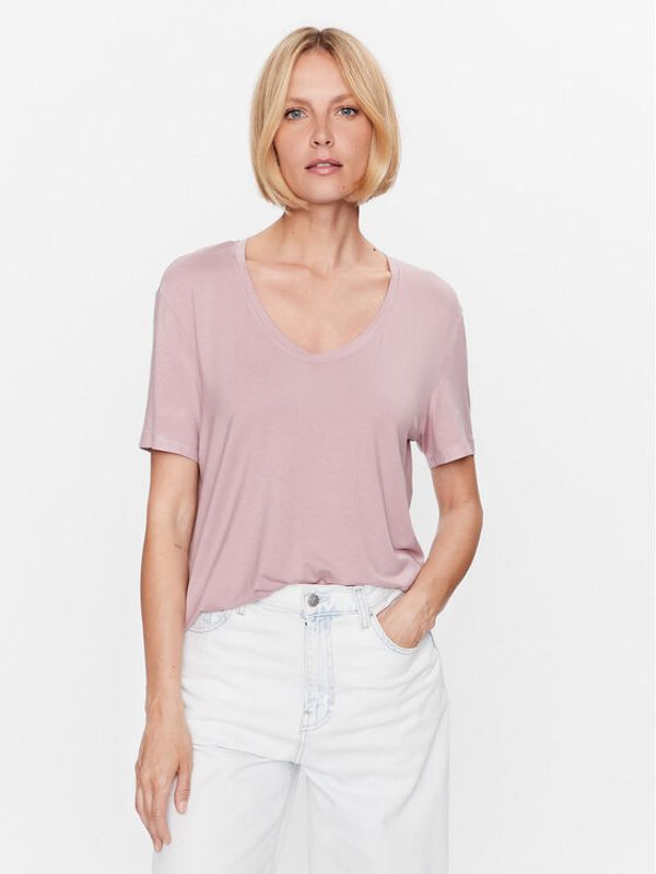 Calvin Klein Underwear Calvin Klein Underwear Тениска на пижама 000QS6968E Розов Regular Fit