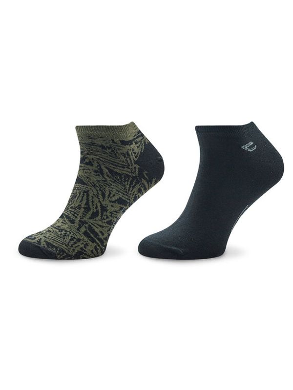 Camel Active Camel Active Комплект 2 чифта къси чорапи мъжки 6324 Каки