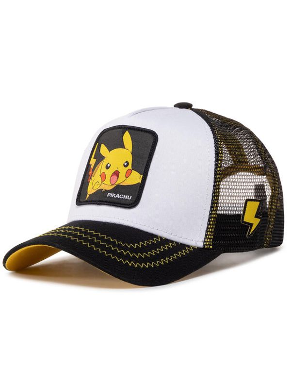 Capslab Capslab Шапка с козирка Pokemon Pikachu CL/PKM2/1/PIK5 Бял