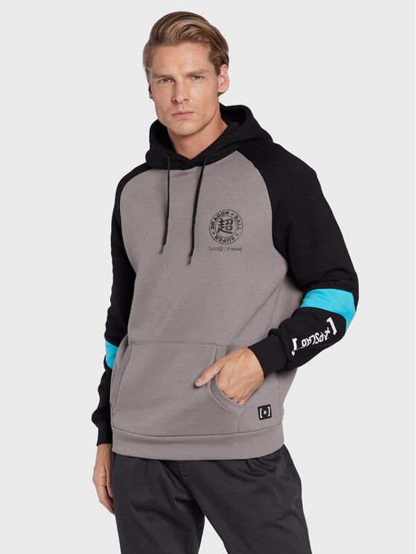 Capslab Capslab Суитшърт Dragon Ball Vegeta CL/DBS/1/SW/FUS1 Сив Regular Fit