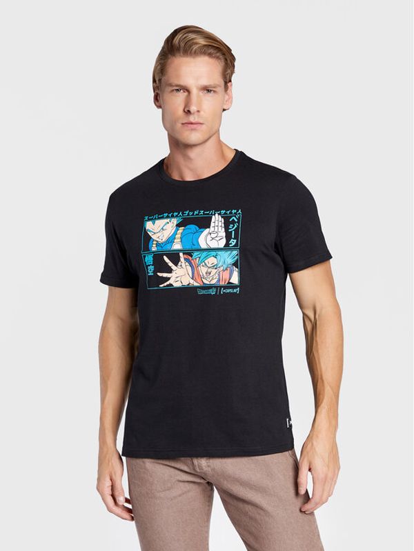 Capslab Capslab Тишърт Dragon Ball Super Dual CL/DBS/1/TSC/DUA2 Черен Regular Fit
