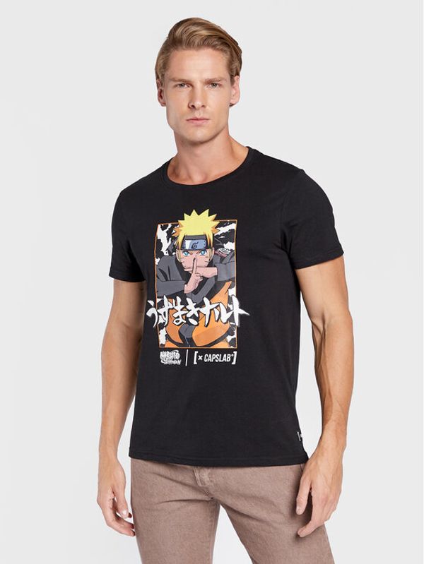 Capslab Capslab Тишърт Naruto CL/NS/1/TSC/NAR Черен Regular Fit