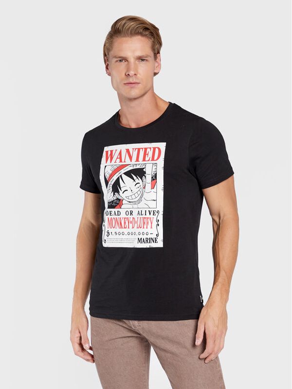 Capslab Capslab Тишърт ONE PIECE Monkey Luffy CL/OP1/1/TSC/LUF1 Черен Regular Fit