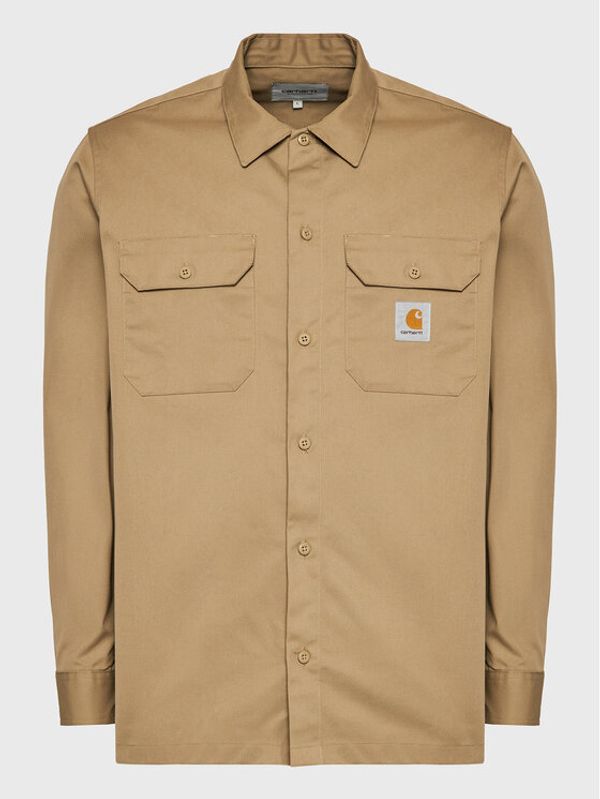 Carhartt WIP Carhartt WIP Риза Master I027579 Бежов Regular Fit
