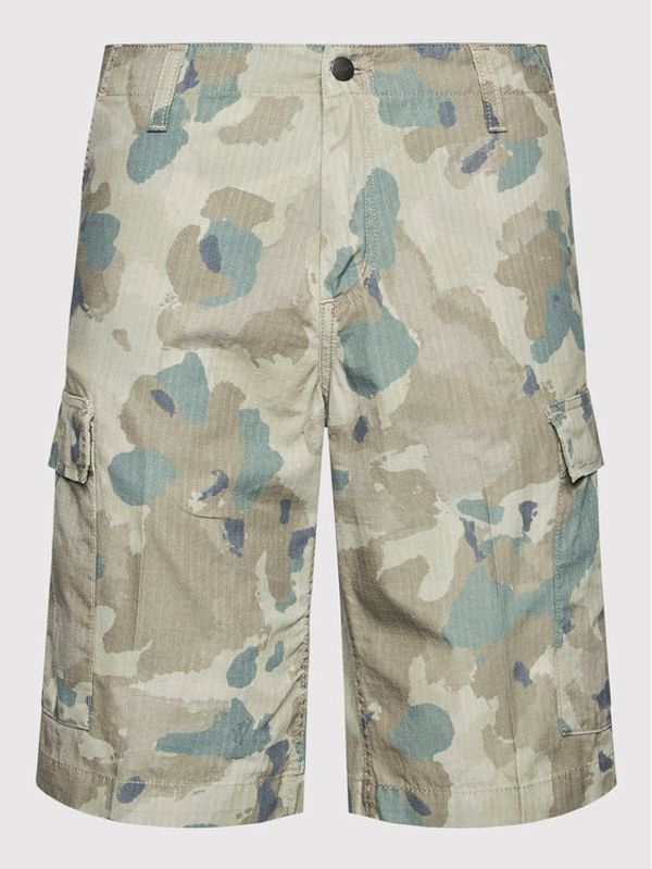 Carhartt WIP Carhartt WIP Шорти от плат Cargo I015999 Зелен Regular Fit