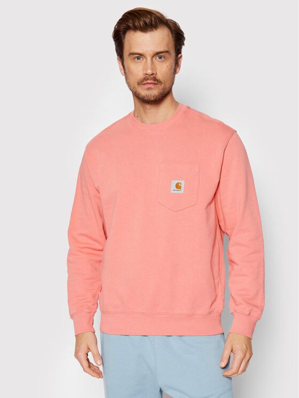 Carhartt WIP Carhartt WIP Суитшърт Pocket I027681 Розов Loose Fit