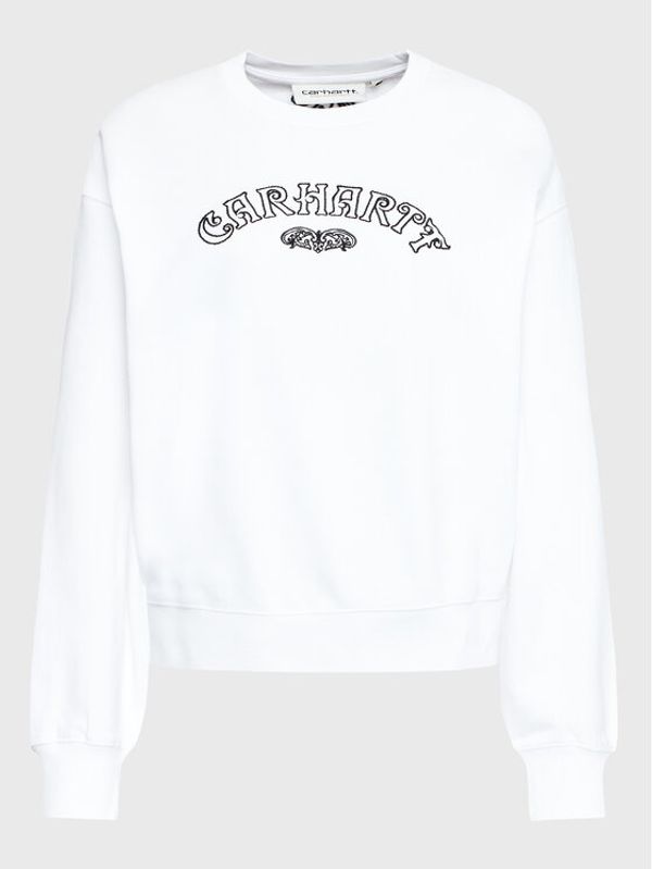 Carhartt WIP Carhartt WIP Суитшърт Verse Script I030635 Бял Balloon Fit
