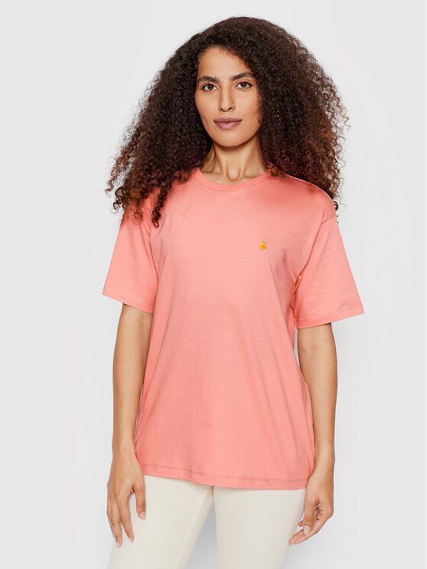 Carhartt WIP Carhartt WIP Тишърт Chase I029072 Розов Relaxed Fit