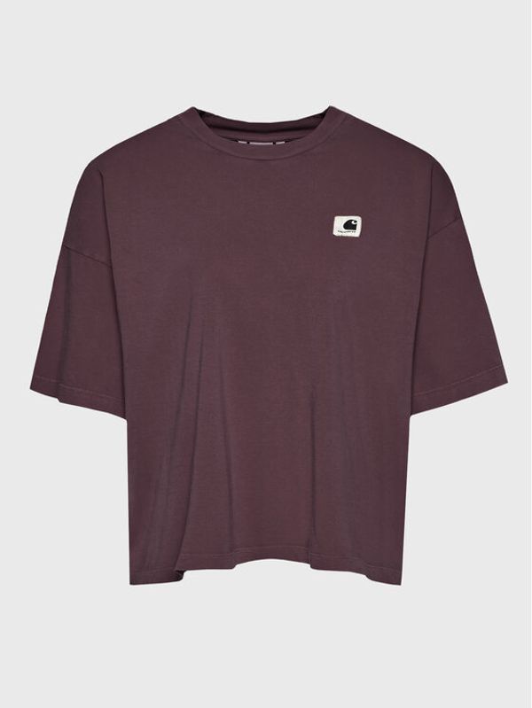 Carhartt WIP Carhartt WIP Тишърт Nelson I029647 Виолетов Relaxed Fit