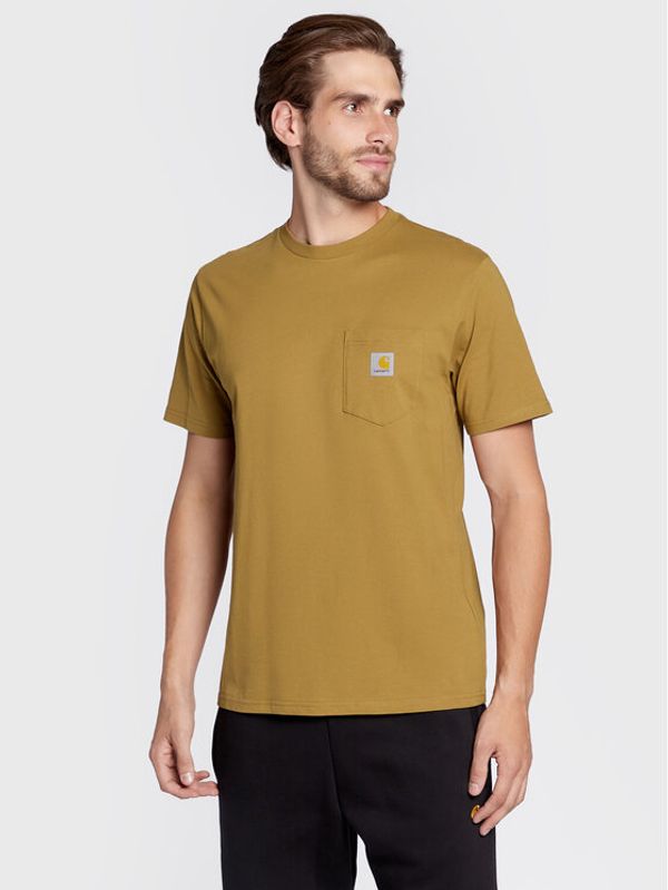Carhartt WIP Carhartt WIP Тишърт Pocket I030434 Кафяв Regular Fit