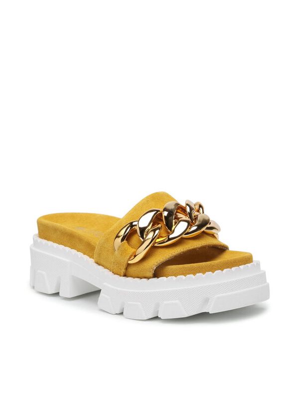 Carinii Carinii Чехли B7254 Жълт