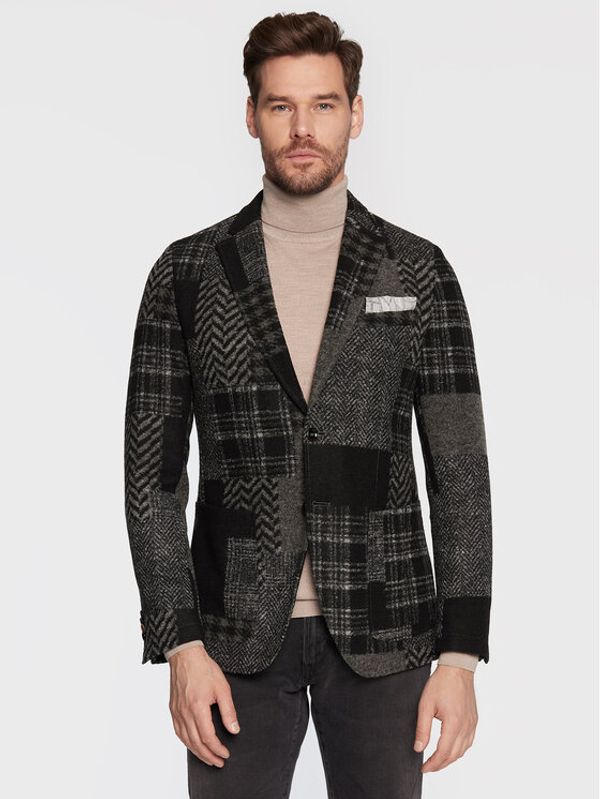 Carl Gross Carl Gross Сако Carter 224102-004 Черен Slim Fit