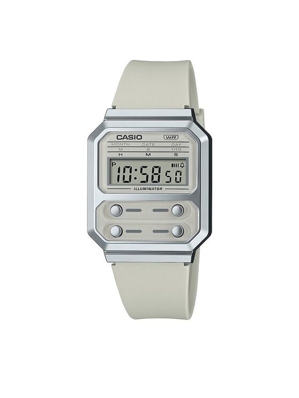 Casio Casio Часовник A100WEF-8AEF Сив