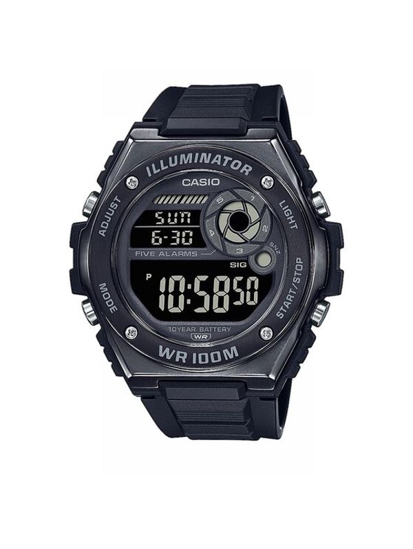 Casio Casio Часовник Digital MWD-100HB-1BVEF Черен