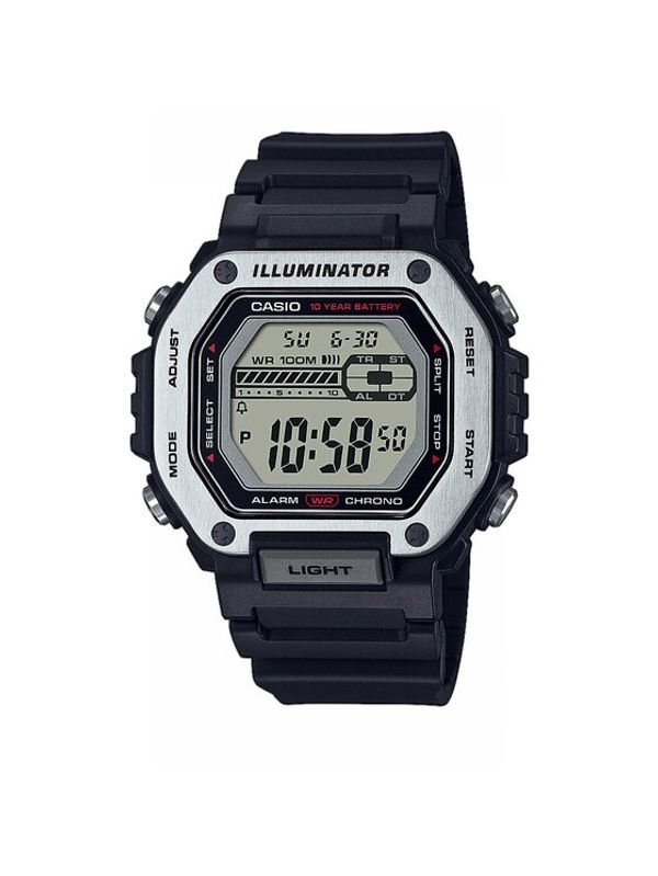 Casio Casio Часовник Digital MWD-110H-1AVEF Черен