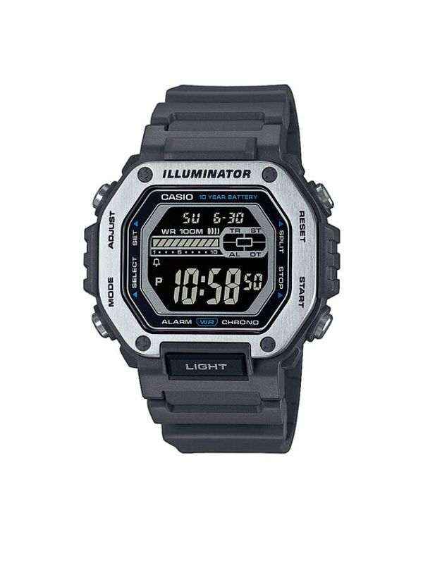 Casio Casio Часовник Digital MWD-110H-8BVEF Сив