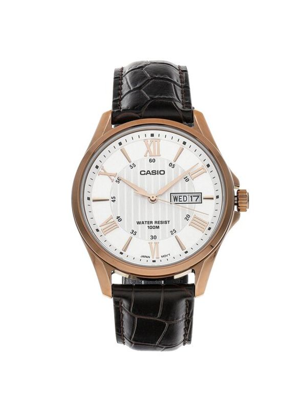 Casio Casio Часовник MTP-1384L-7AVEF Кафяв