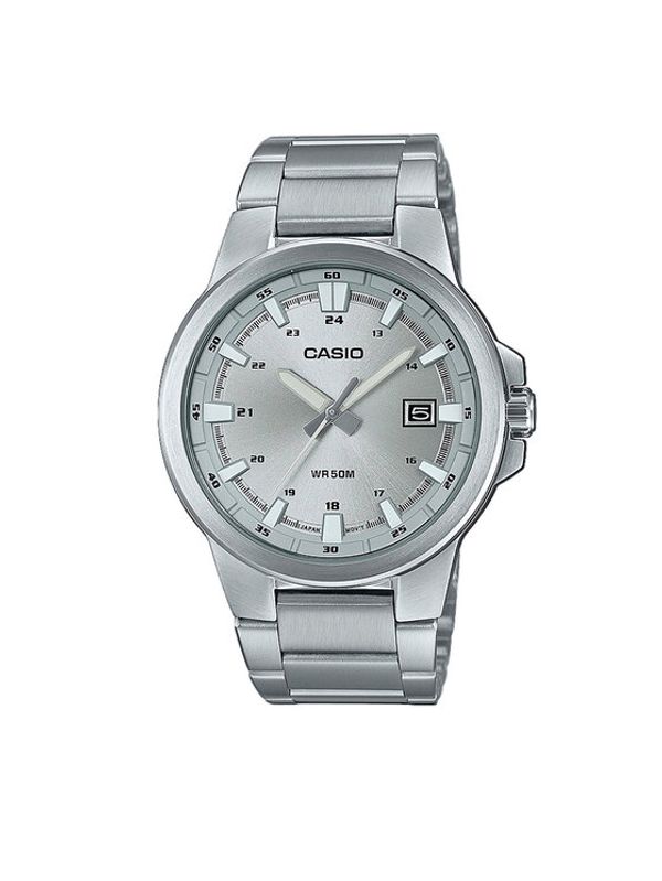 Casio Casio Часовник MTP-E173D-7AVEF Сребрист