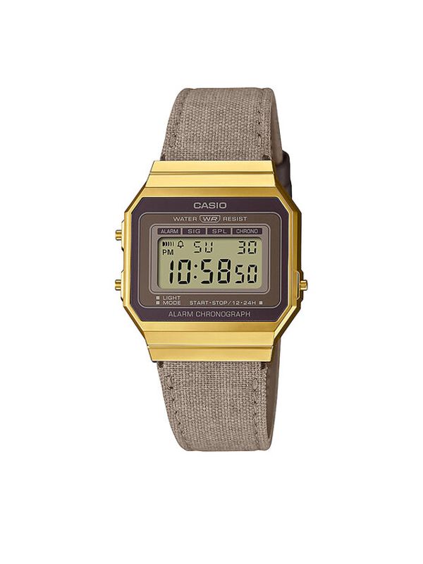 Casio Casio Часовник Vintage A700WEGL-5AEF Бежов