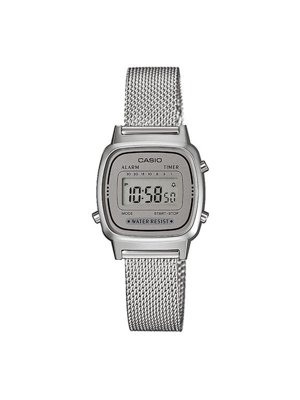 Casio Casio Часовник Vintage LA670WEM-7EF Сребрист