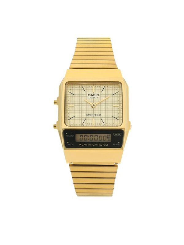 Casio Casio Часовник Vintage Maxi AQ-800EG-9AEF Златист