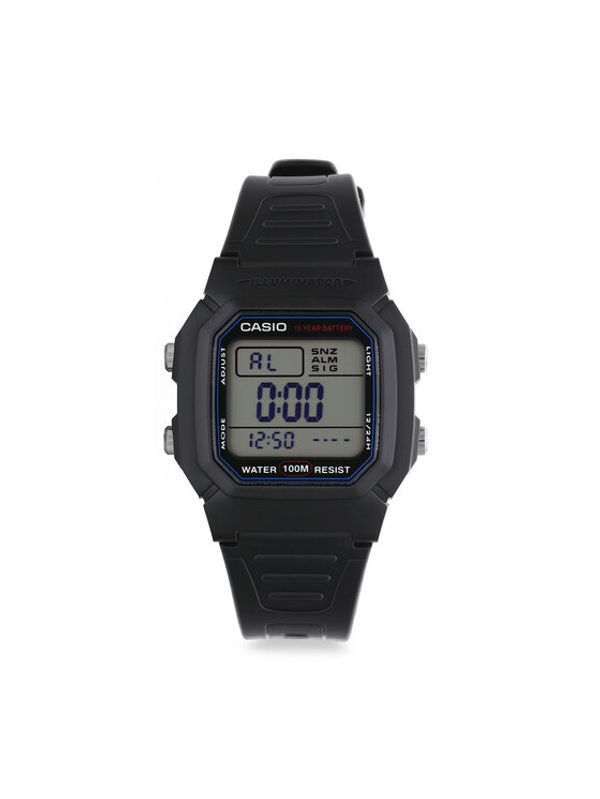 Casio Casio Часовник W-800H-1AVEF Черен
